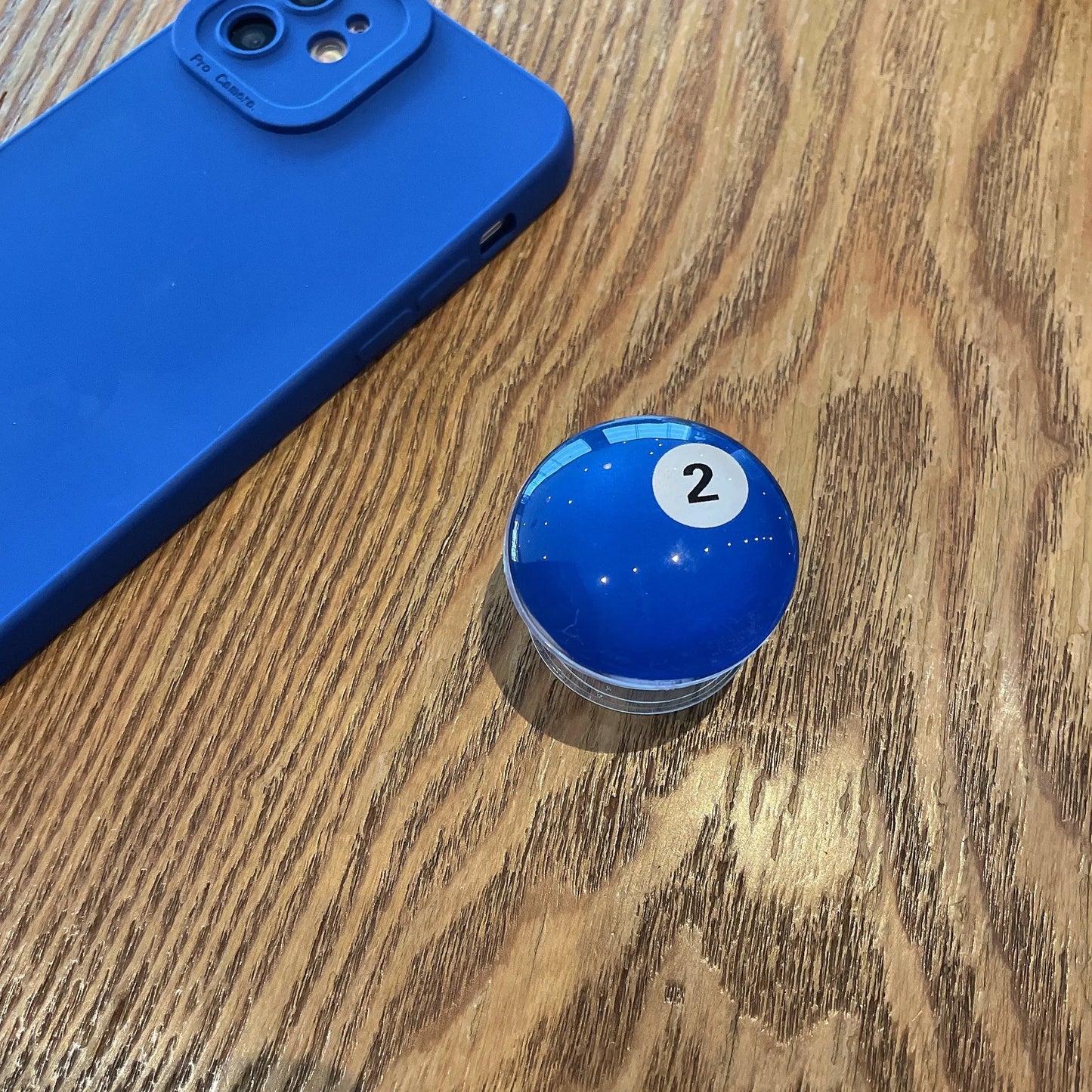 Crystal Billiards Ball Pop Grip