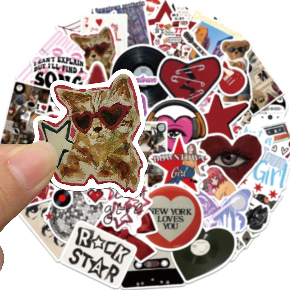 Downtown Retro Stickers