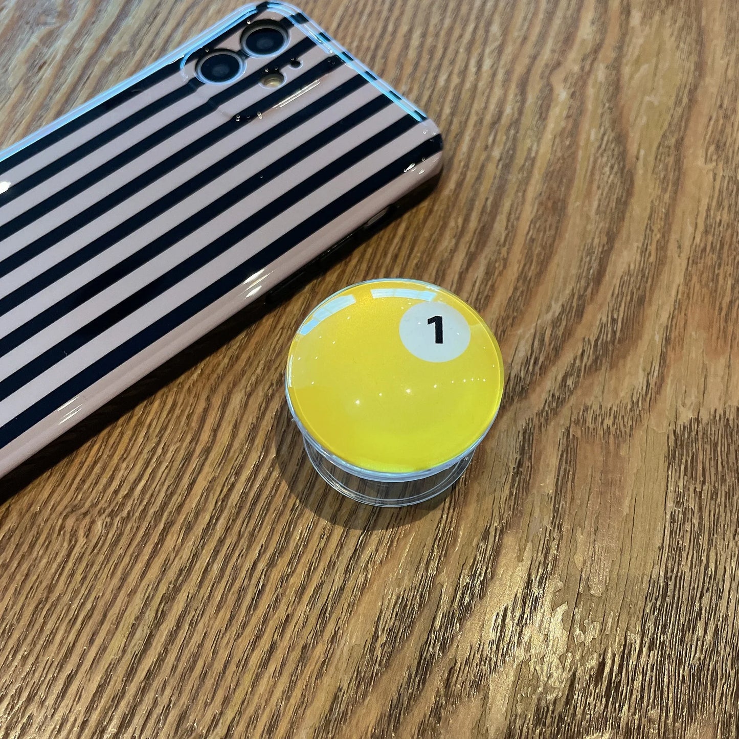 Crystal Billiards Ball Pop Grip