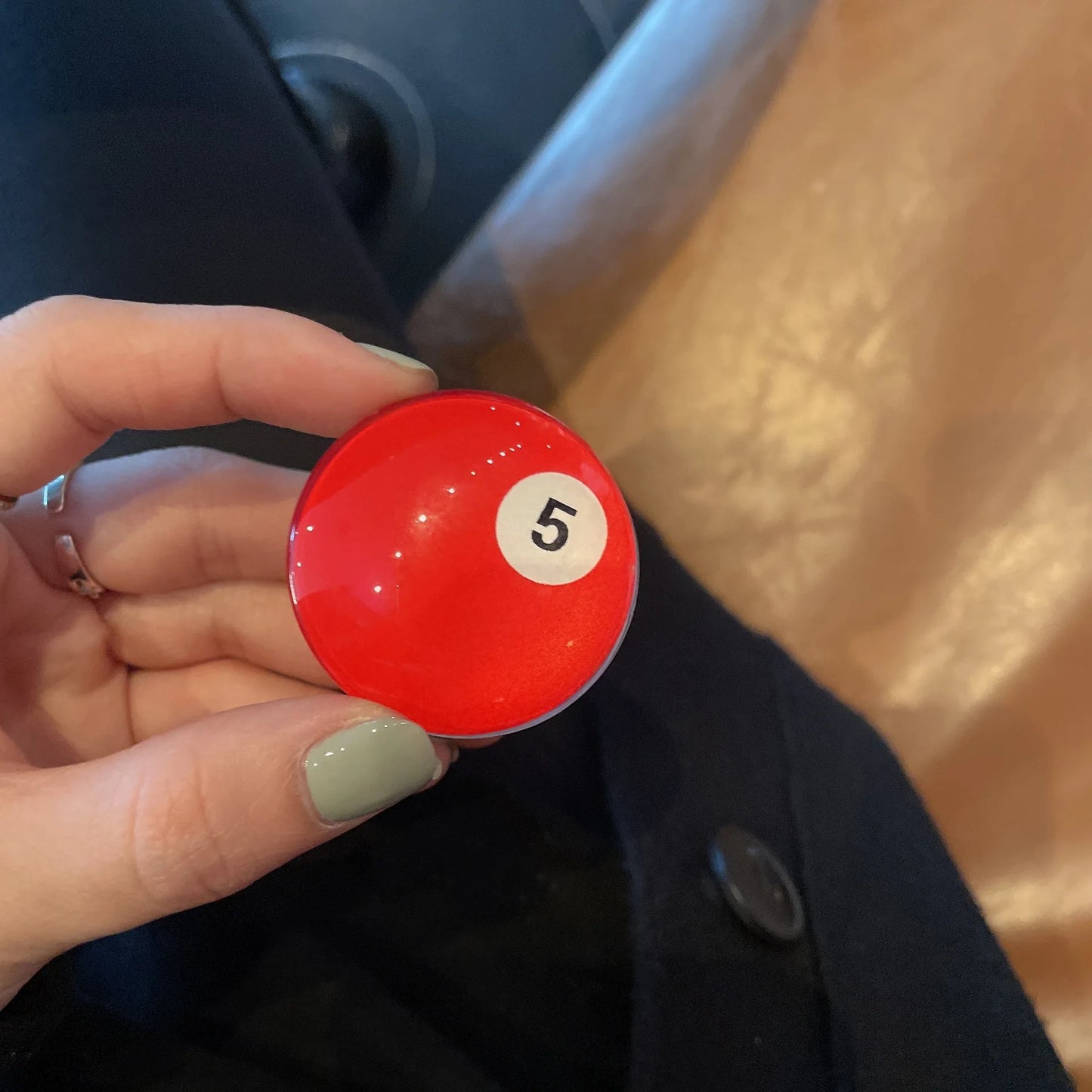 Crystal Billiards Ball Pop Grip