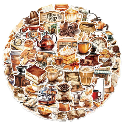 Brewed Aesthetic Stickers