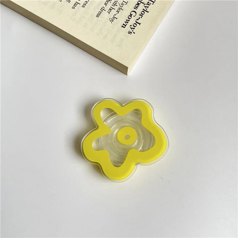 Clear Floral Pop Grip