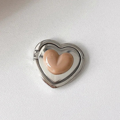 Metal Heart Pop Grip Ring