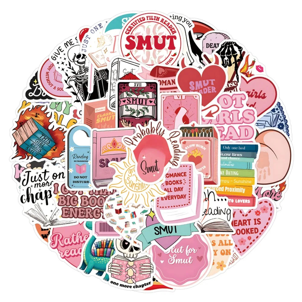 Spicy Bookish Stickers