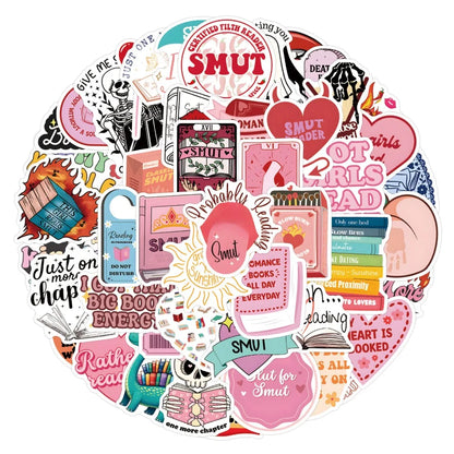 Spicy Bookish Stickers