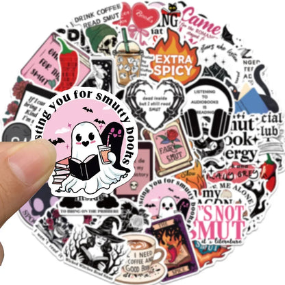 Gothic Dark Romance Bookish Stickers