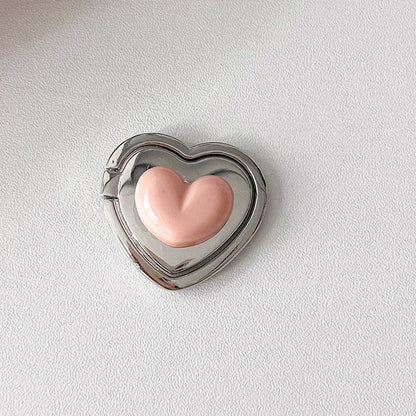 Metal Heart Pop Grip Ring