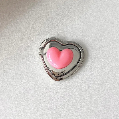 Metal Heart Pop Grip Ring