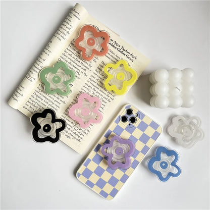 Clear Floral Pop Grip