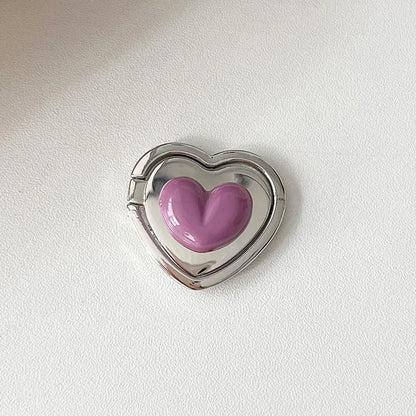 Metal Heart Pop Grip Ring