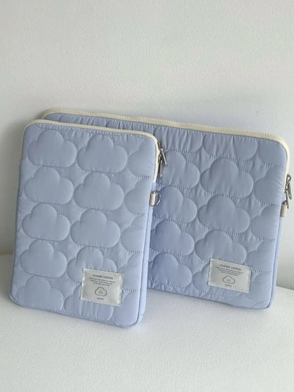 Cloud Quilted Tablet and Laptop Sleeve