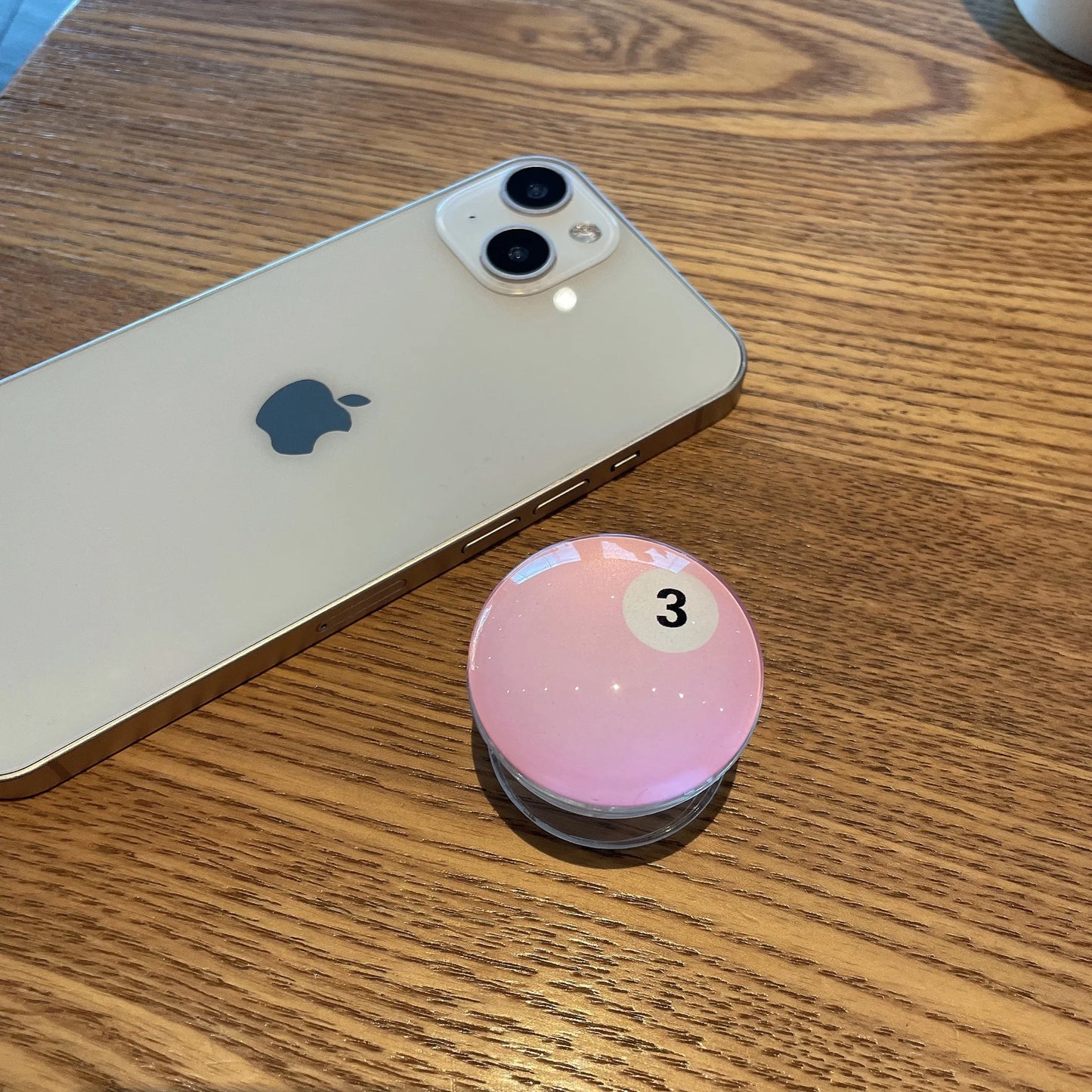 Crystal Billiards Ball Pop Grip