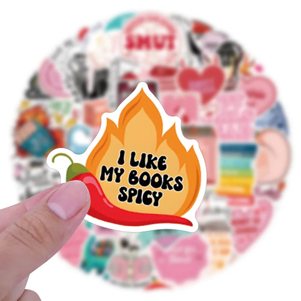 Spicy Bookish Stickers