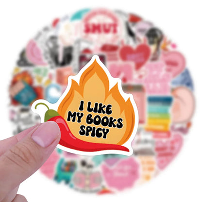 Spicy Bookish Stickers