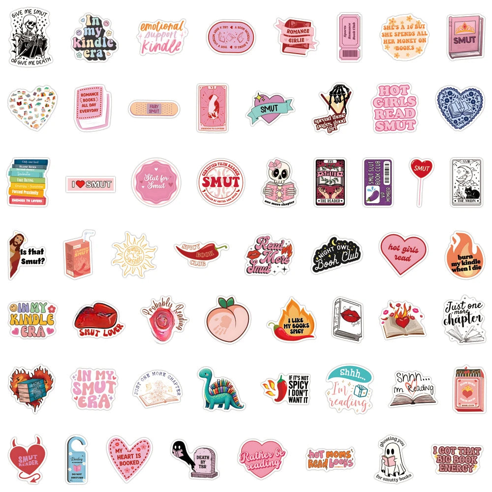 Spicy Bookish Stickers