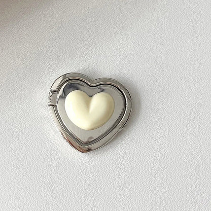 Metal Heart Pop Grip Ring