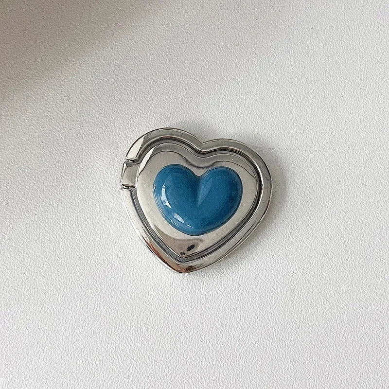 Metal Heart Pop Grip Ring