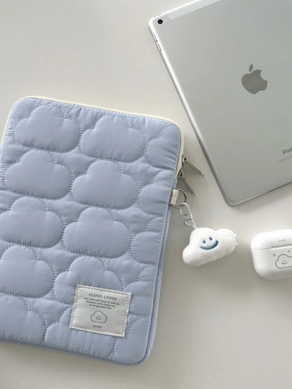 Cloud Quilted Tablet and Laptop Sleeve