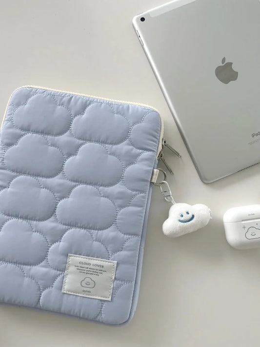 Cloud Quilted Tablet and Laptop Sleeve